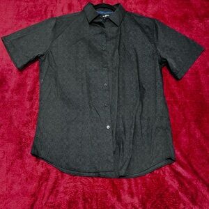 Men's Black Short Sleeve Shirt